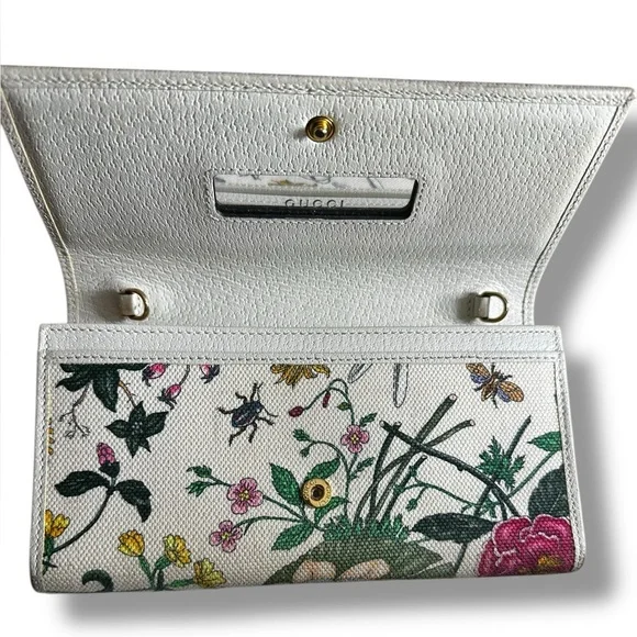 Gucci Floral Canvas Limited Edition Wallet - Picture 6 of 14